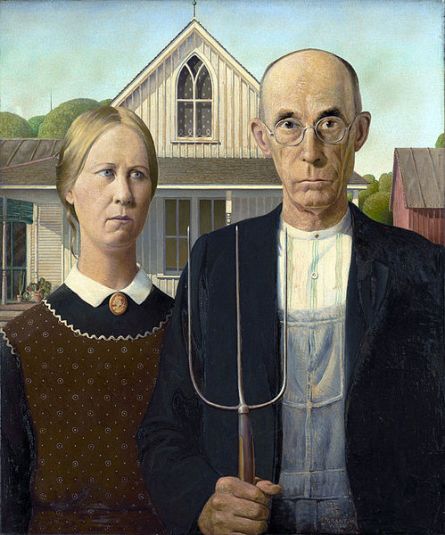 1930-Grant Wood_-_American_Gothic