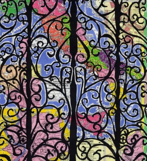 Ciao Amici, sold commissioned linocut print, © Julia Forsyth