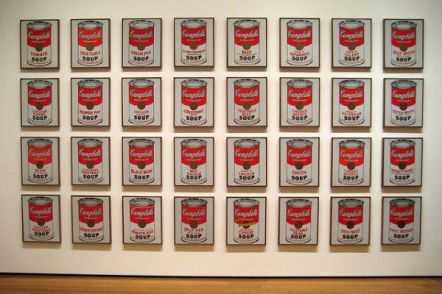 Campbell's Soup Cans, 32 cans, Andy Warhol