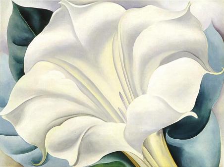 Georgia O'Keeffe, White Trumpet Flower, 1932