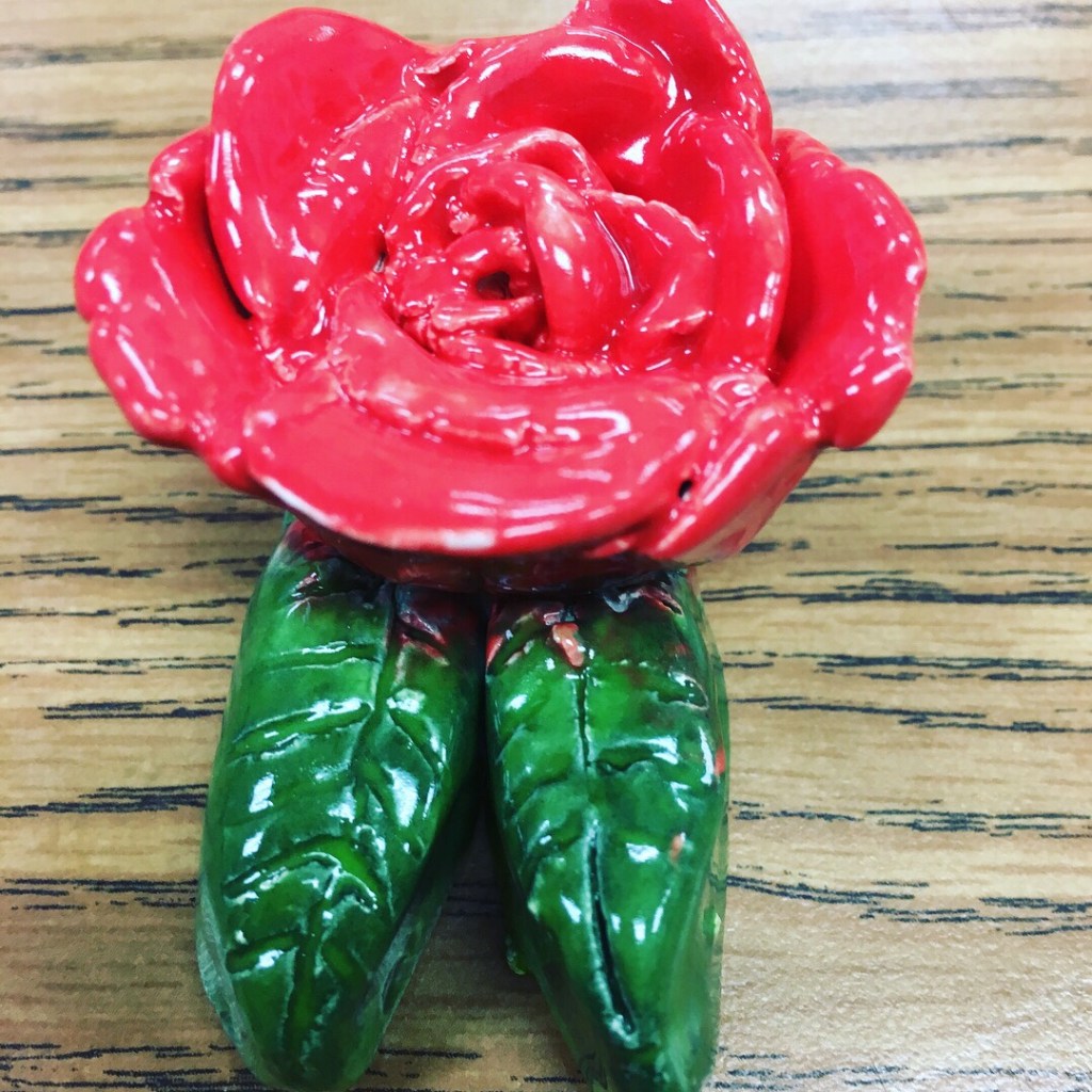 Red Clay Roses 5th grade Clay Roses | Wow Art Project